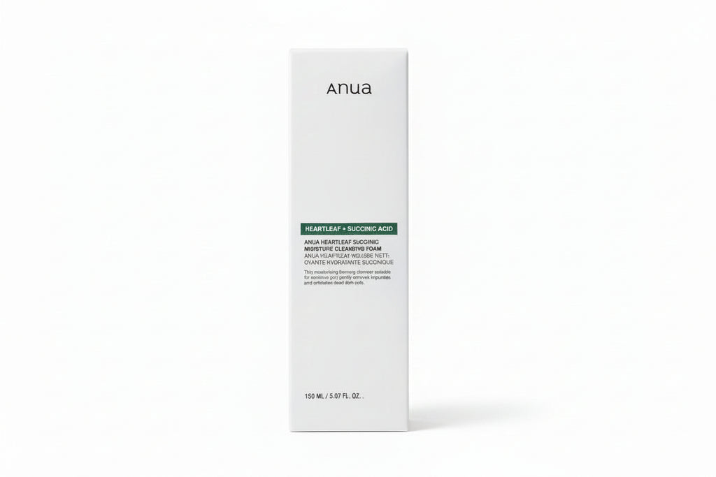 ANUA HEARTLEAF SUCCINIC ACID MOISTURE CLEANSING FOAM