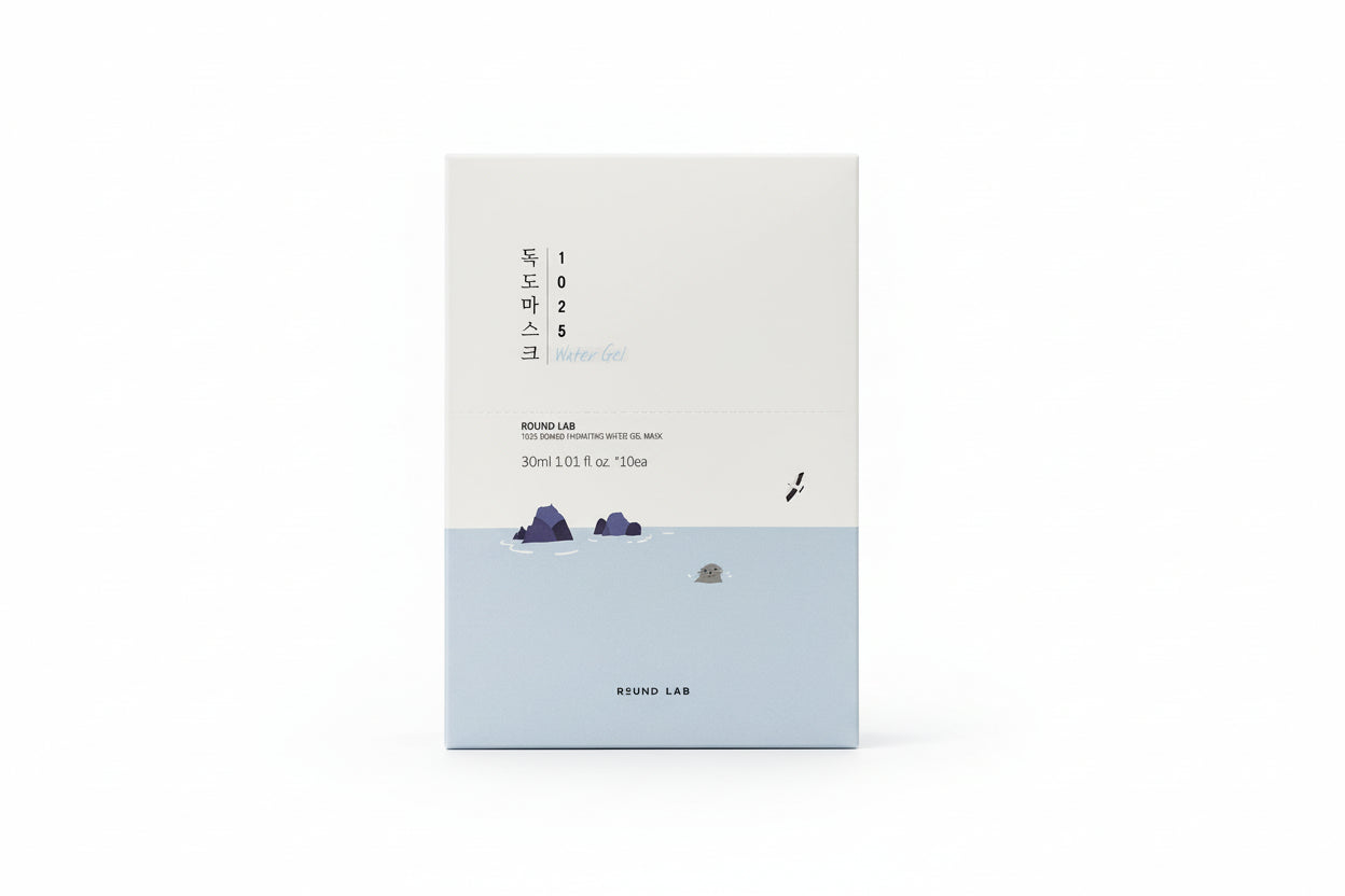 ROUND LAB 1025 DOKDO HYDRATING WATER GEL MASK BOX OF 10 SHEETS