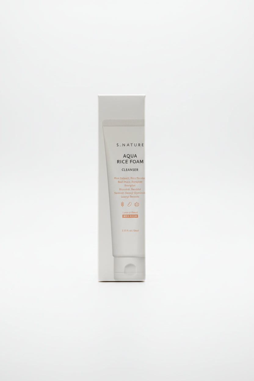 S.NATURE AQUA RICE FOAM CLEANSER