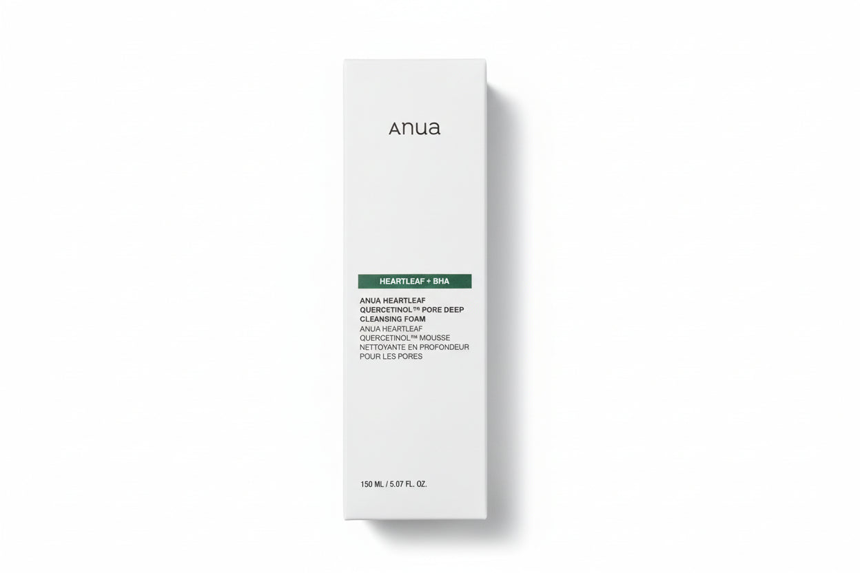 ANUA HEARTLEAF QUERCETINOL PORE DEEP CLEANSING FOAM