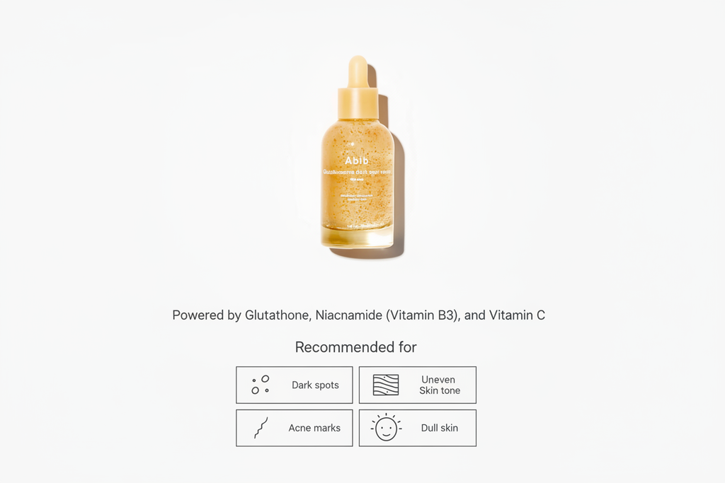 Abib serum with ingredients and recommended for