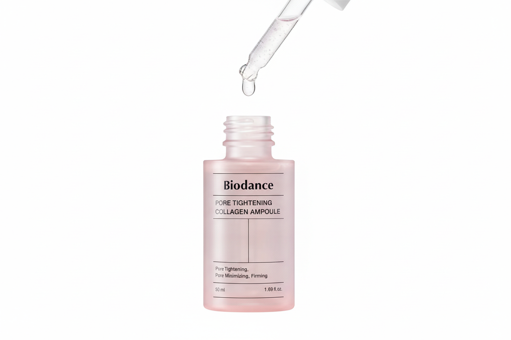 Biodance ampoule with serum droplet