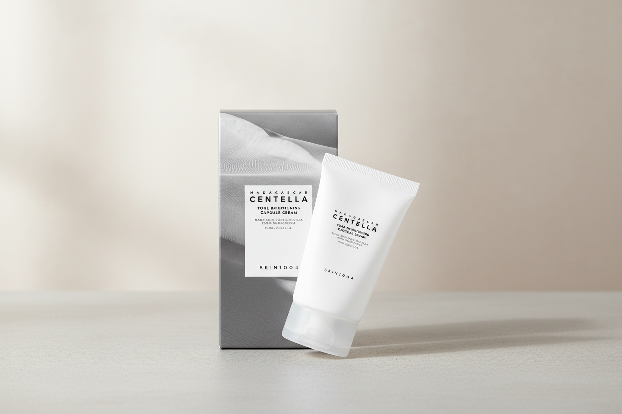 SKIN1004 Tone Brightening Capsule Cream tube and box