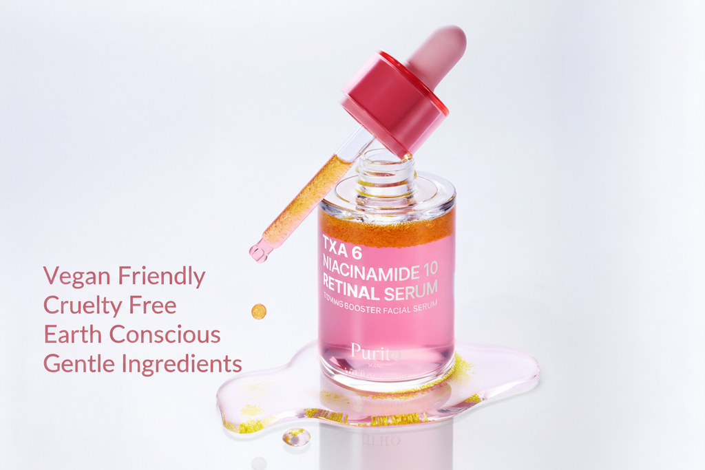 TXA 6 Niacinamide 10 Retinal Serum with product values